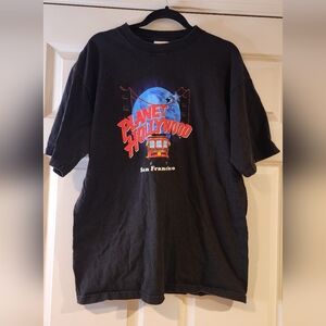 Planet Hollywood San Francisco Vintage Black T-Shirt L